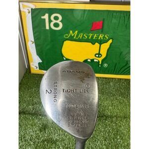 Adams Golf Tight Lies Strong 2 Tour Brassie Fairway Wood RH R Flex Graphite Shaf
